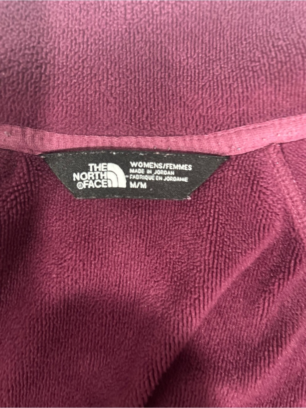 The North Face Women's Maroon Teddy Jacket